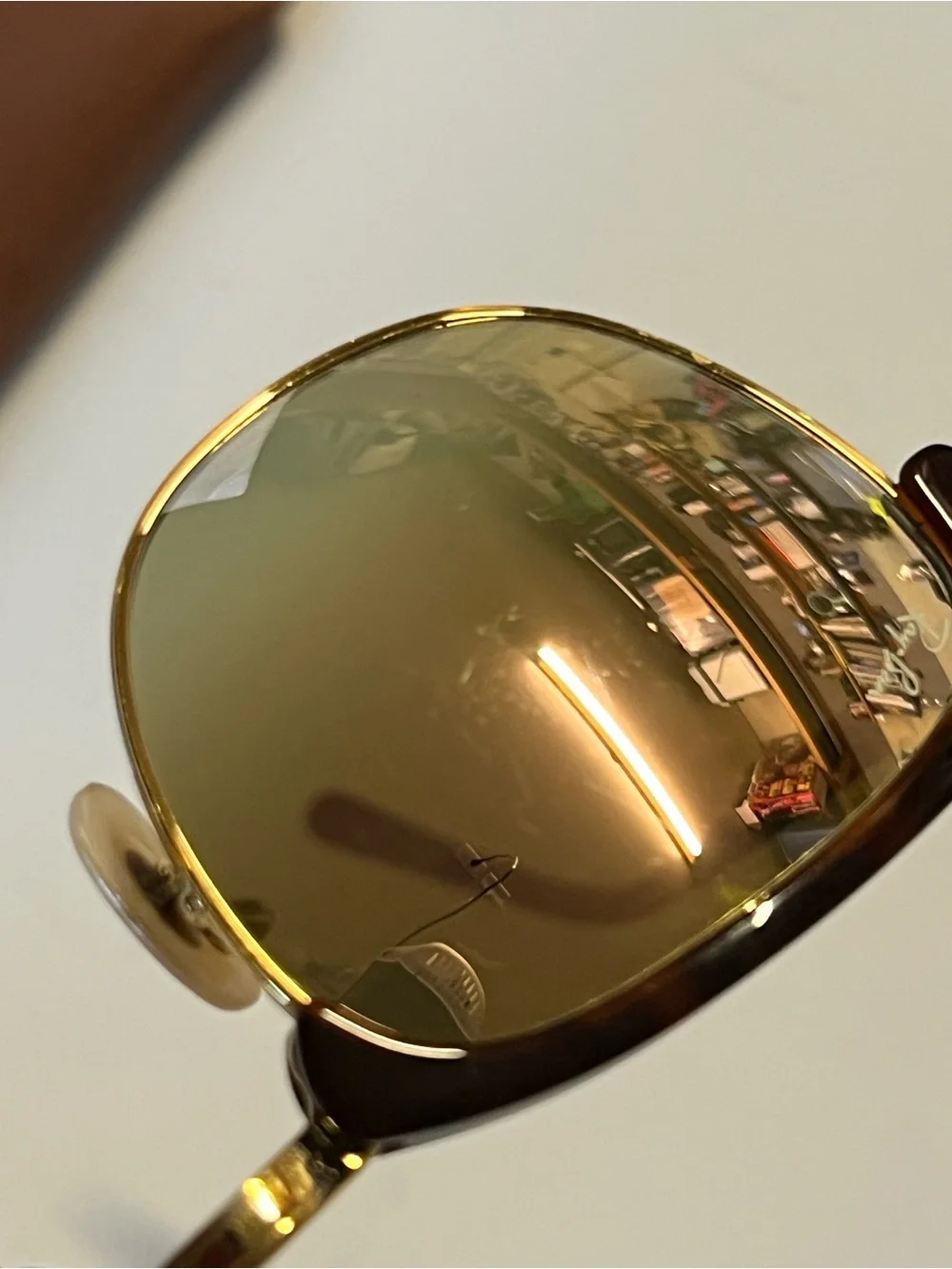 Ray-Ban Brown Tortoiseshell Clubmaster Sunglasses with Brown Case